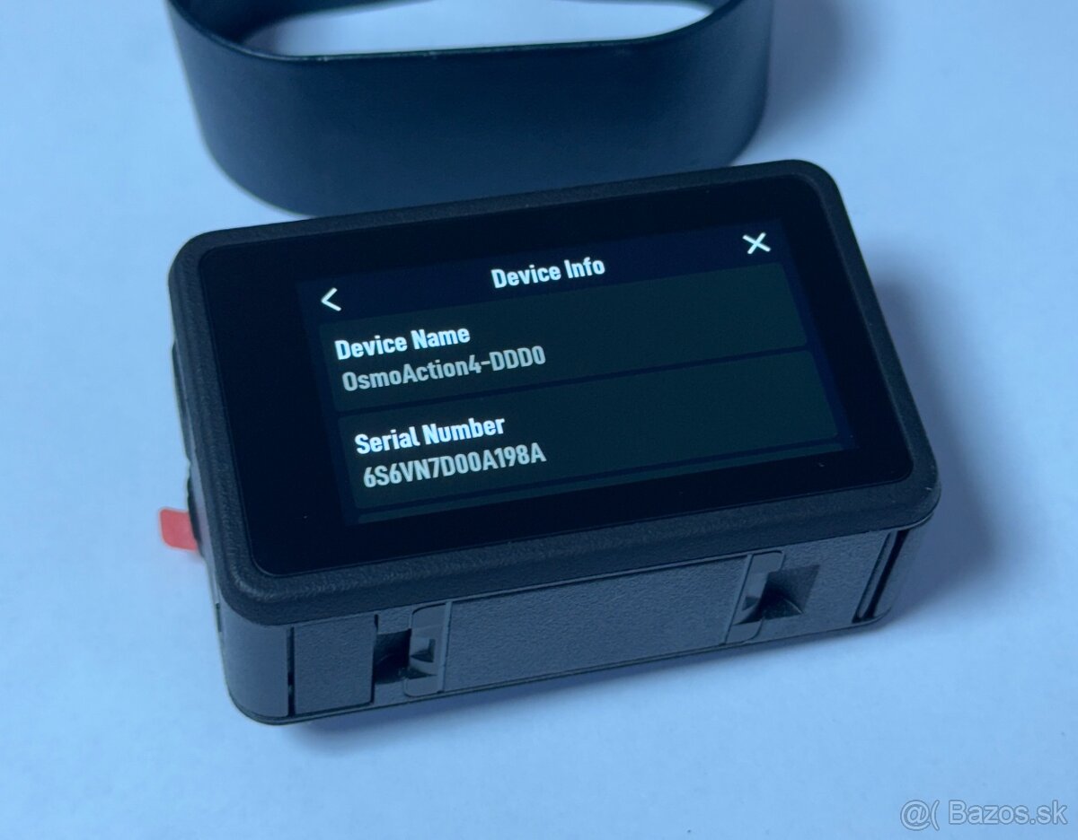 DJI osmo Action 4 - len zapnutá - 8