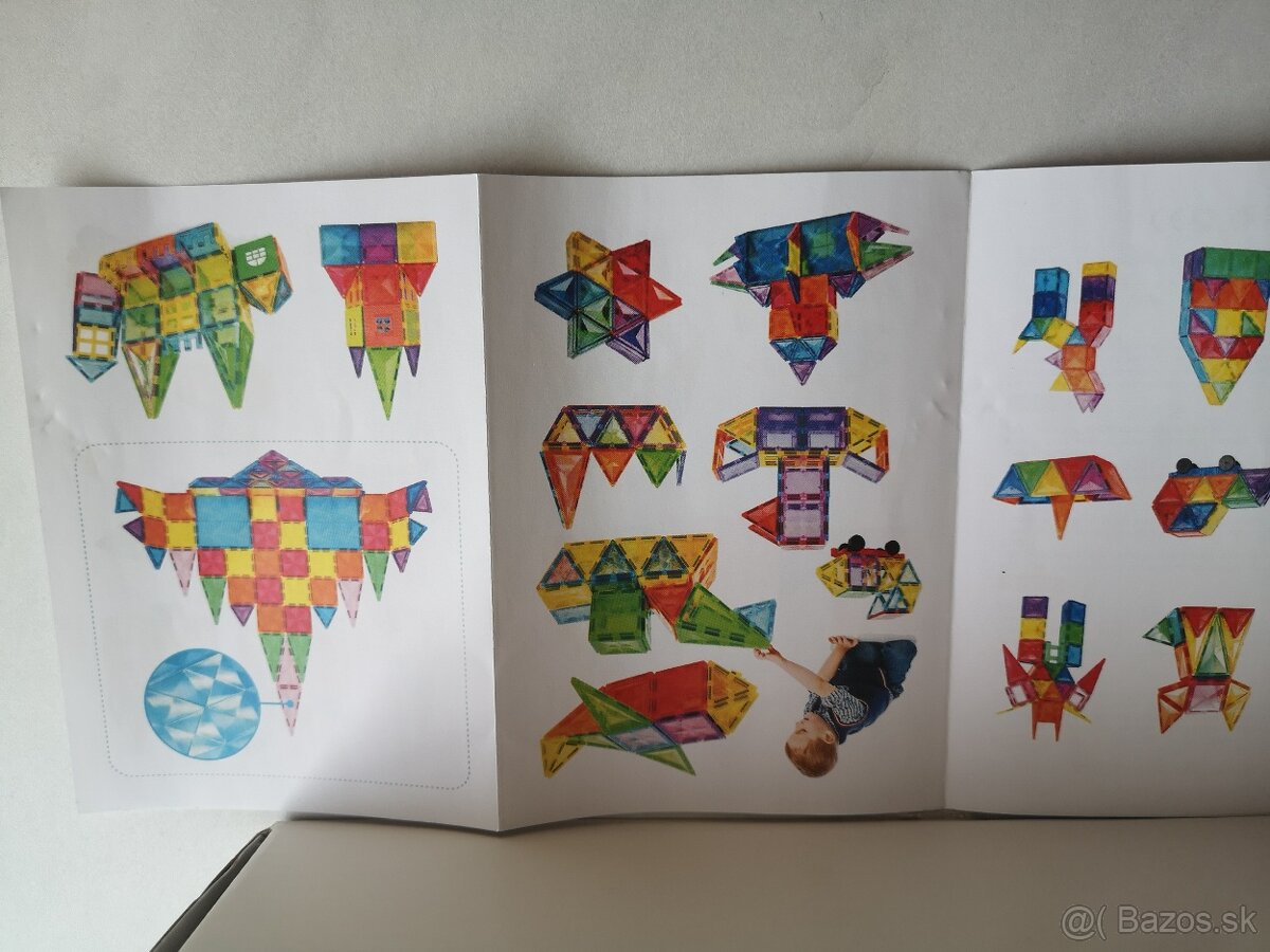 magnetické kocky- Sada 100 ks - 8