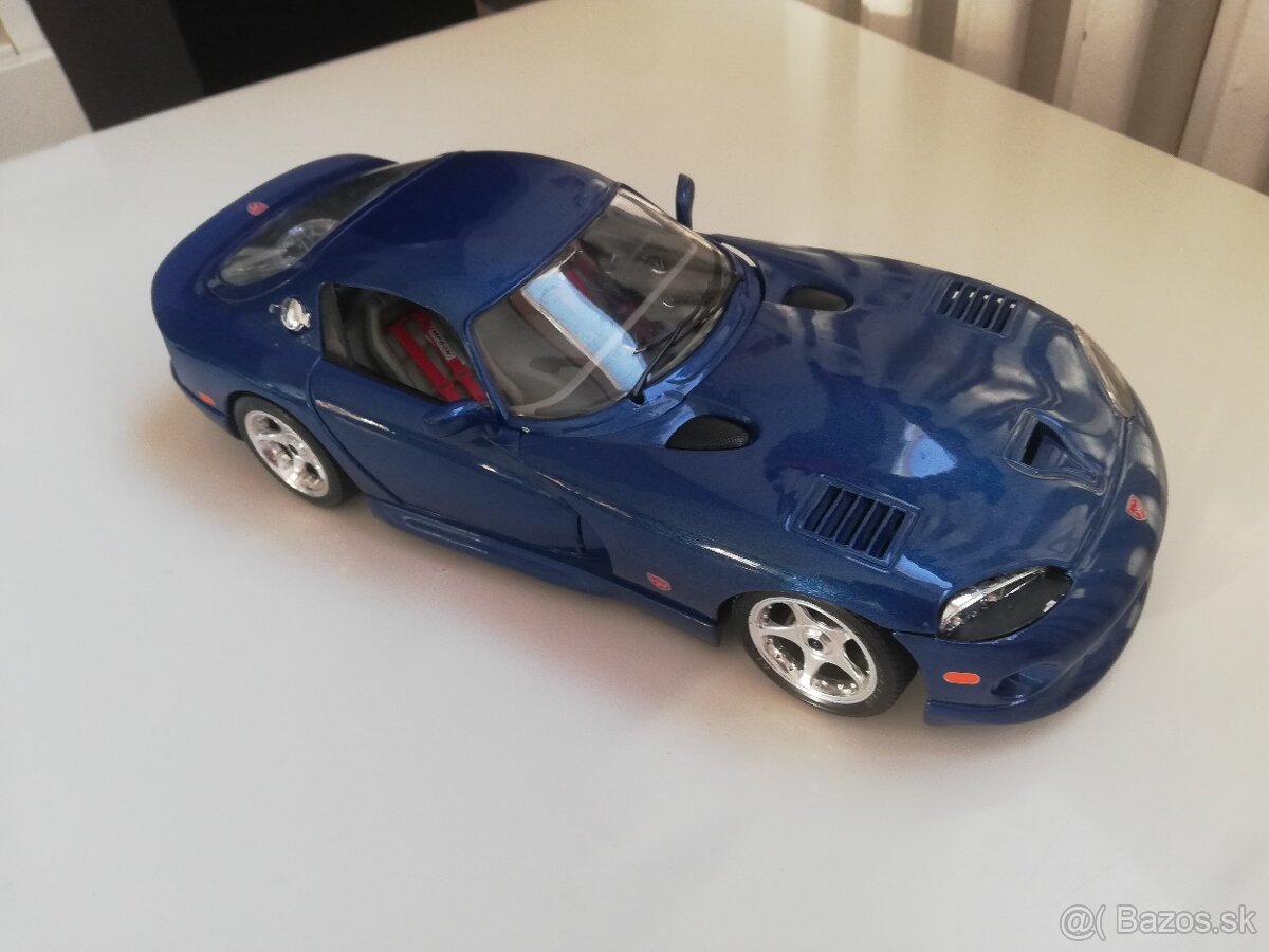 1:18 DODGE Viper, modra Bburago - 8