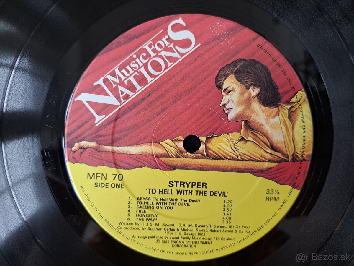 Lp STRYPER - To Hell with The Devil - 8
