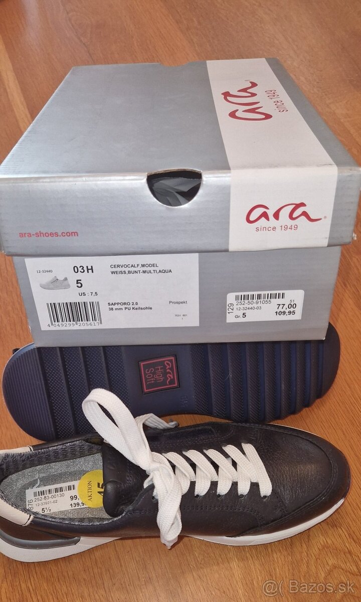 Topánky gore-tex v. 5 1/2, ara - 8