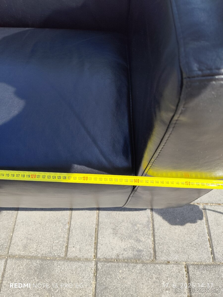 IKEA kozená pohovka - 8