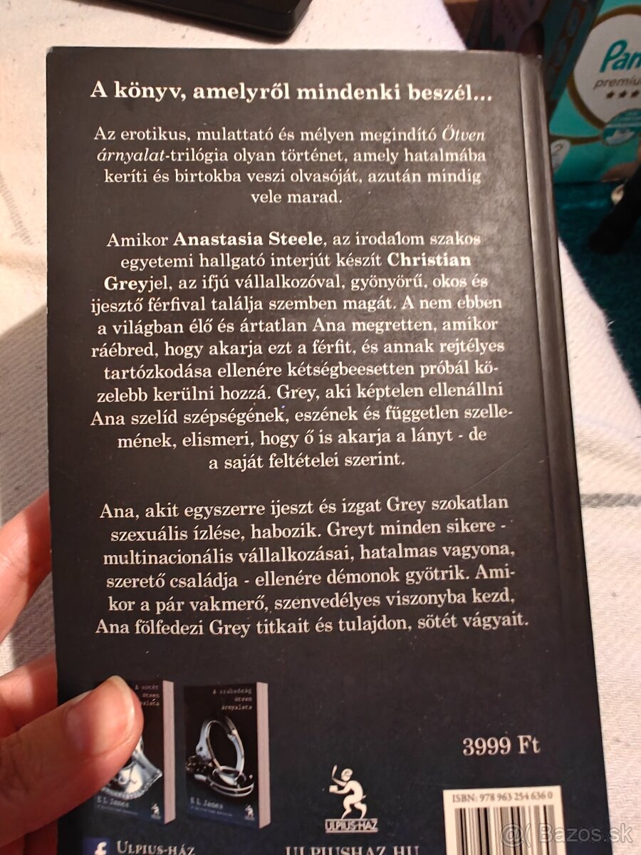 Knihy A ötven szürke árnyalat 1,2,3 - 8