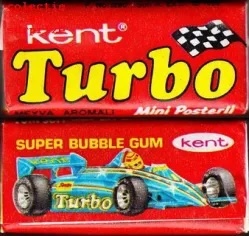 Obrázky áut zo žuvačiek Kent Turbo - 8