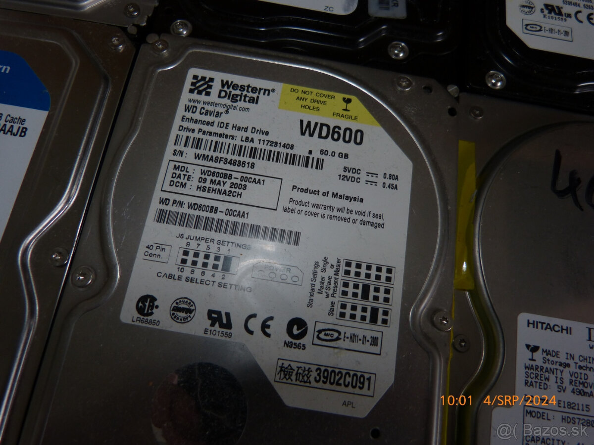 ide hdd 40-60-80-320gb 20e kus - 8