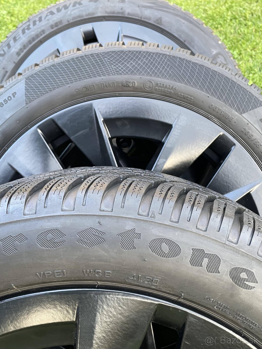 ALU disky skoda VW,AUDI Seat 205 55 R17 zimné 5x112 - 8