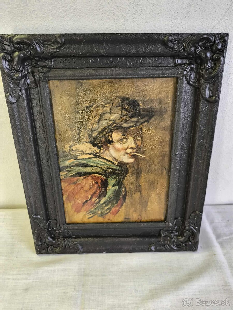 Stará olejomaľba - 8