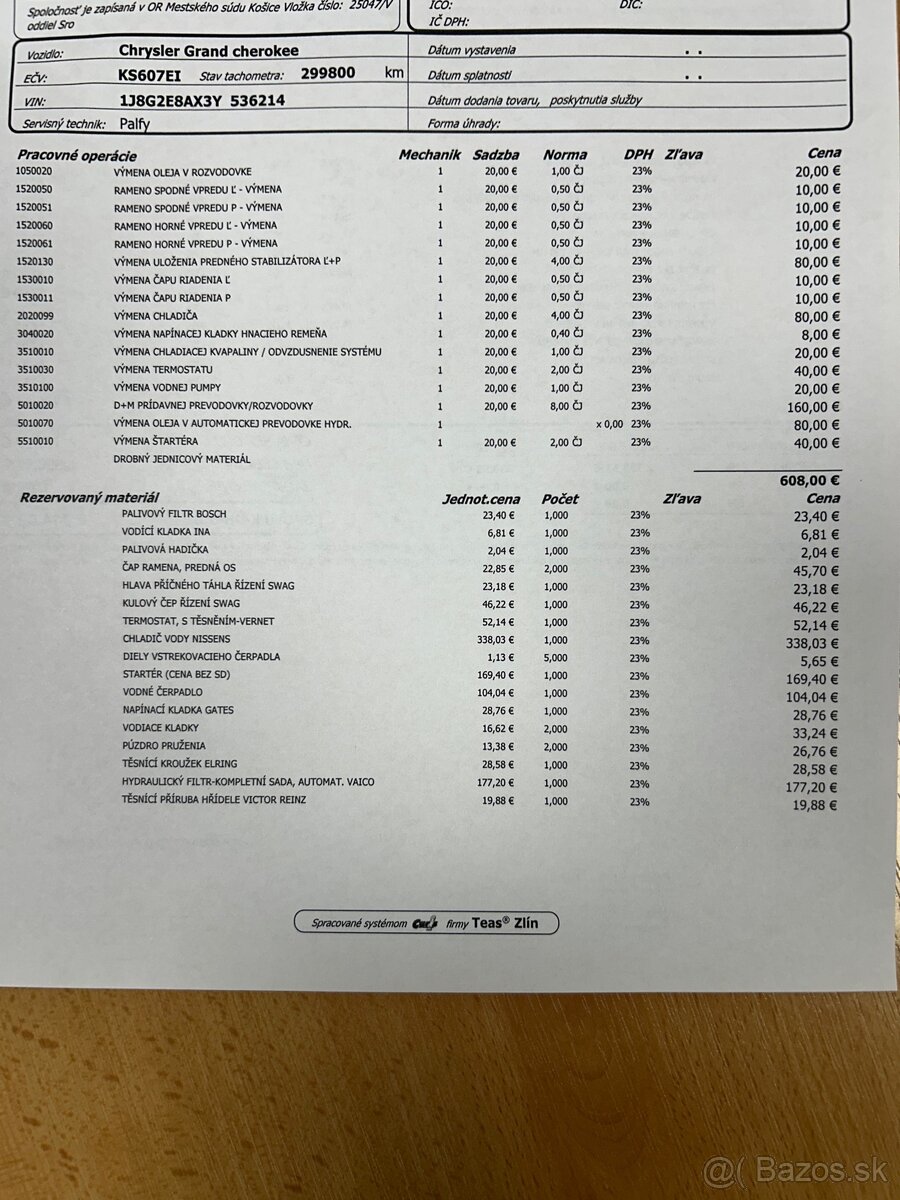 jeep grand cherokee 2.7crd mozna výmena za štvorkolku - 8