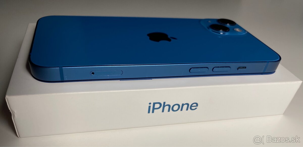 iPhone 13 modrý, TOP stav s komplet balením - 8