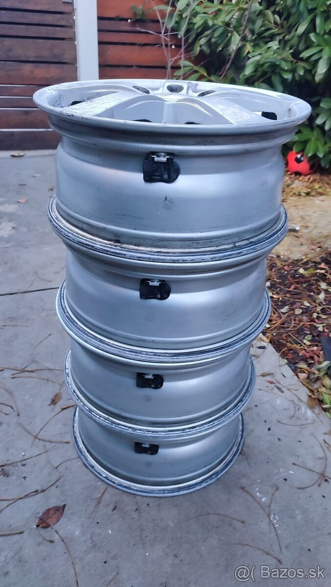 ALU disky Dezent 6 1/2 Jx16H2 aj so snimacom tlaku - 8