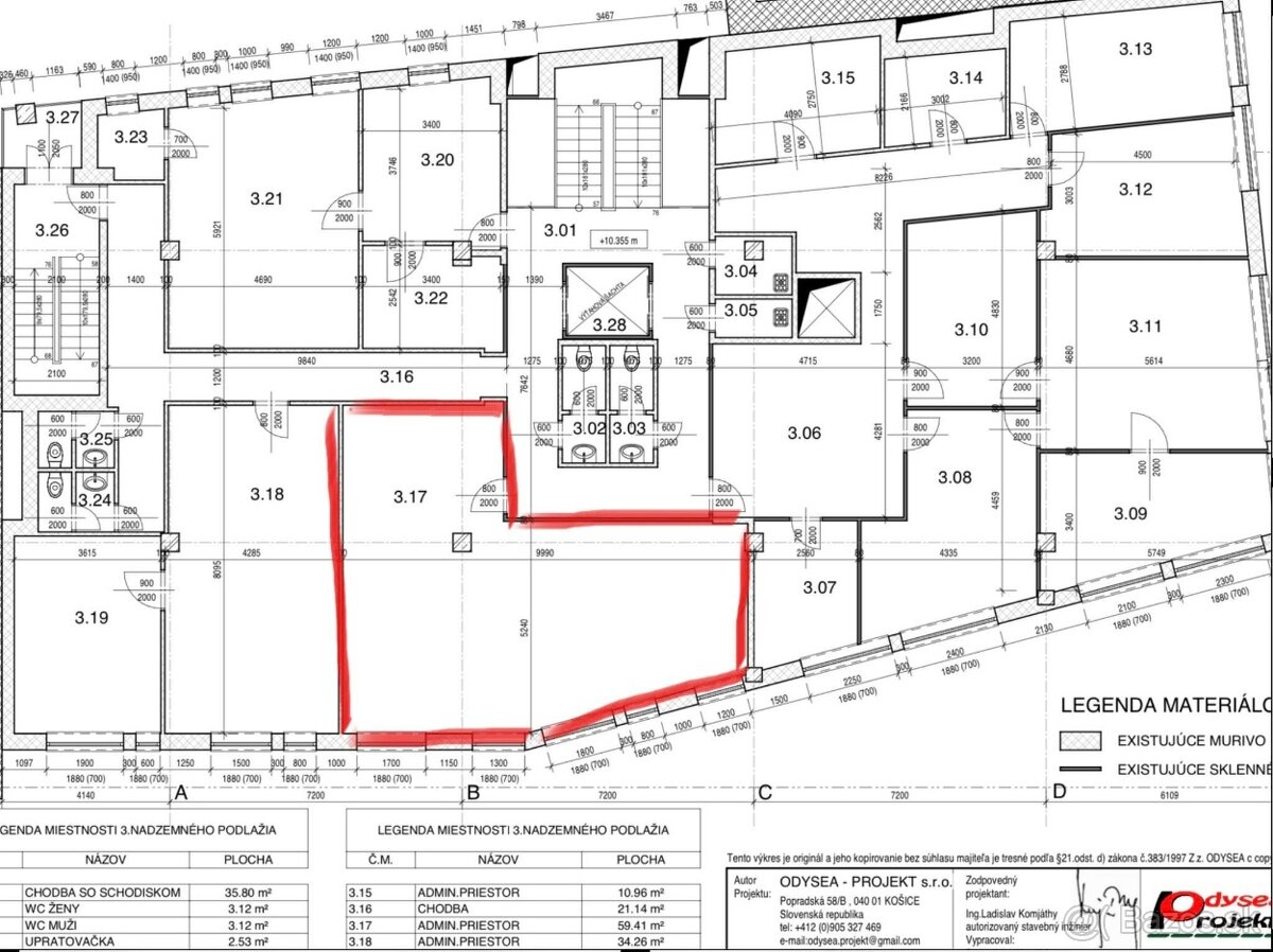 Kancelária 60 m2 v centre mesta ul. Mlynská, Staré mesto - 8