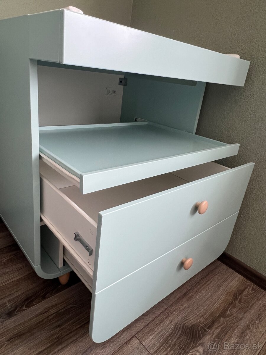 Myllra detská postielka + prebalovací pult - 8