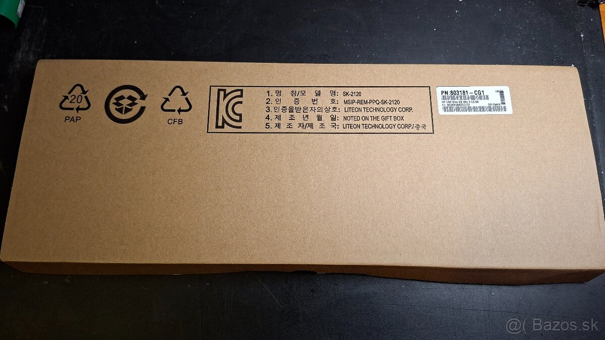 HP USB slim KB CZ/SK - nova kablova klavesnica - 8