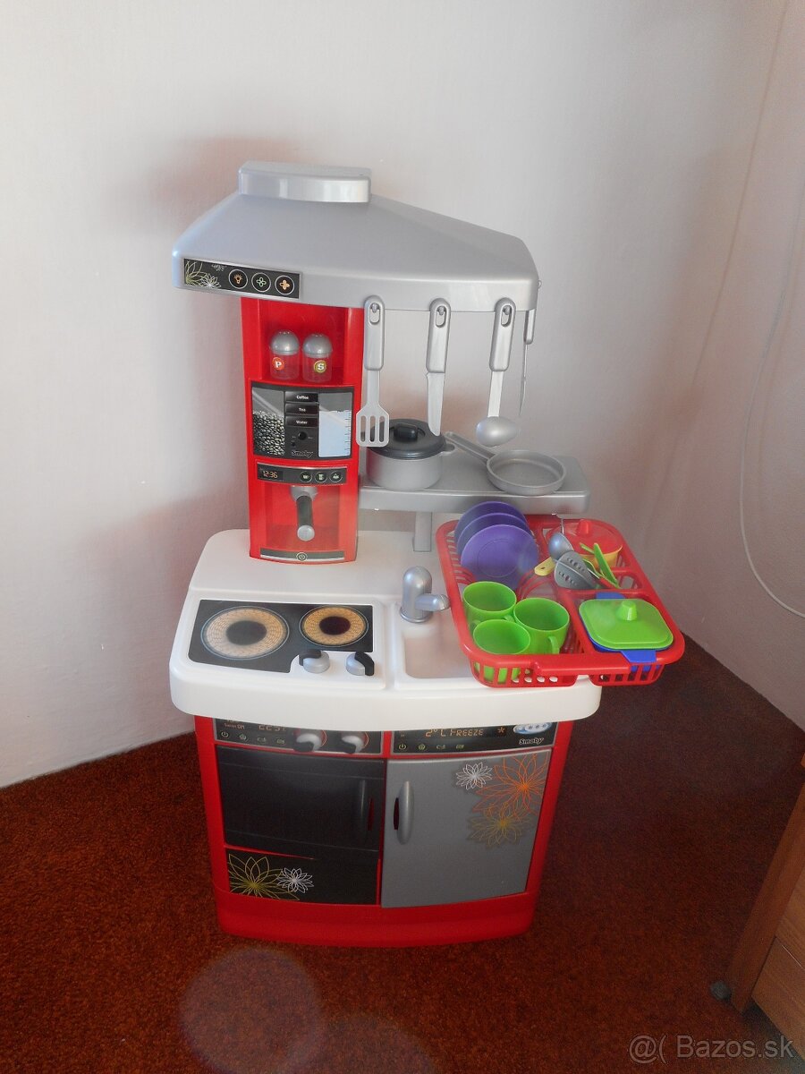 Detská kuchynka Smoby + detské riadiky - 8