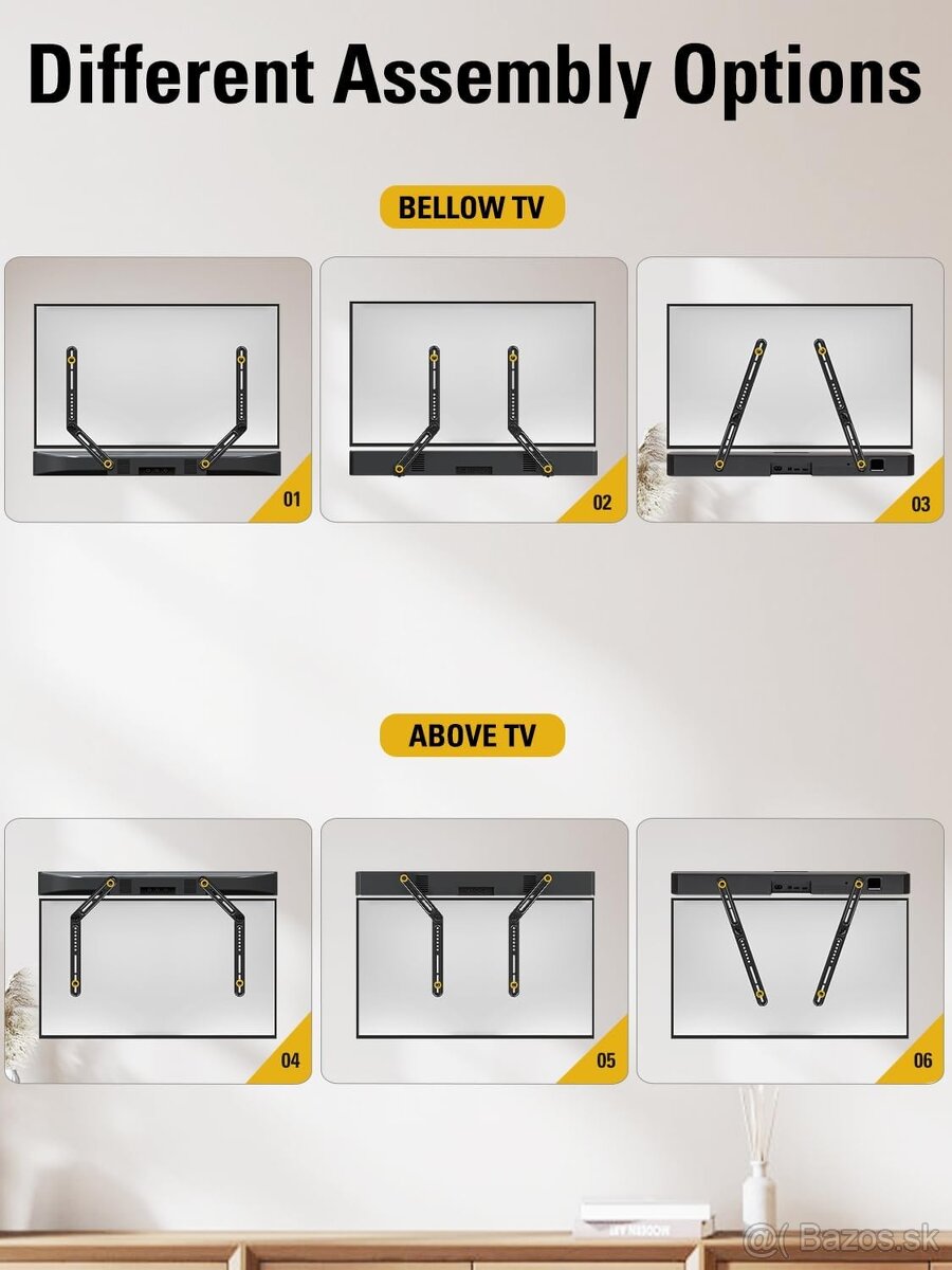 Držiak na soundbar pod TV - 8