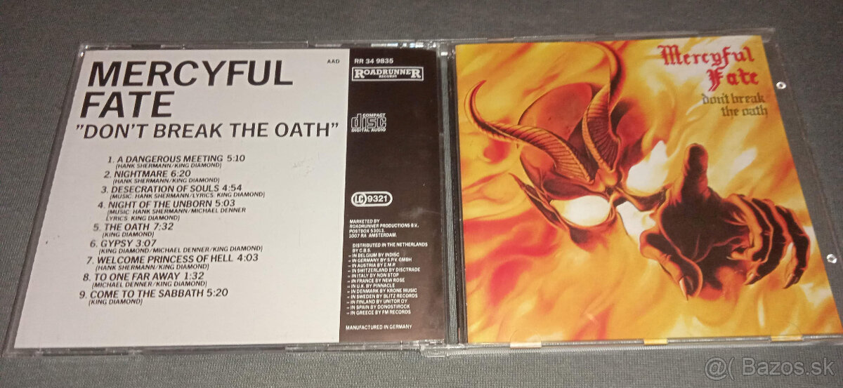 cd Mercyful Fate – Don't Break The Oath 1984 - 8