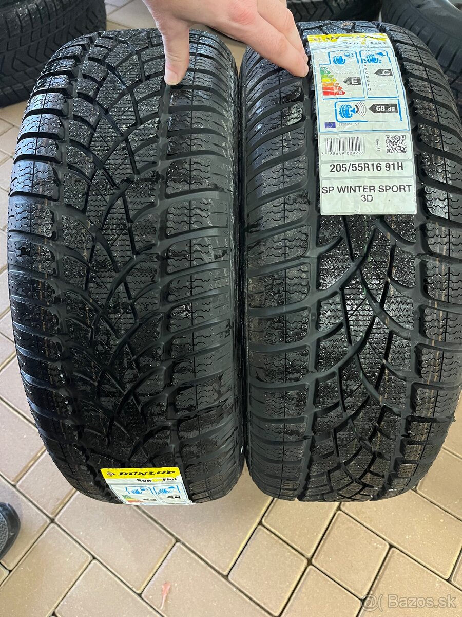 205/55R16 komplet zimné 2 kolesa Mb A/BDunlop - 8