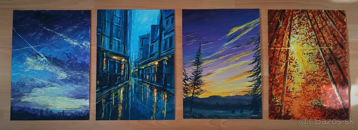 Akrylové obrazy 40x30cm 2 - 8