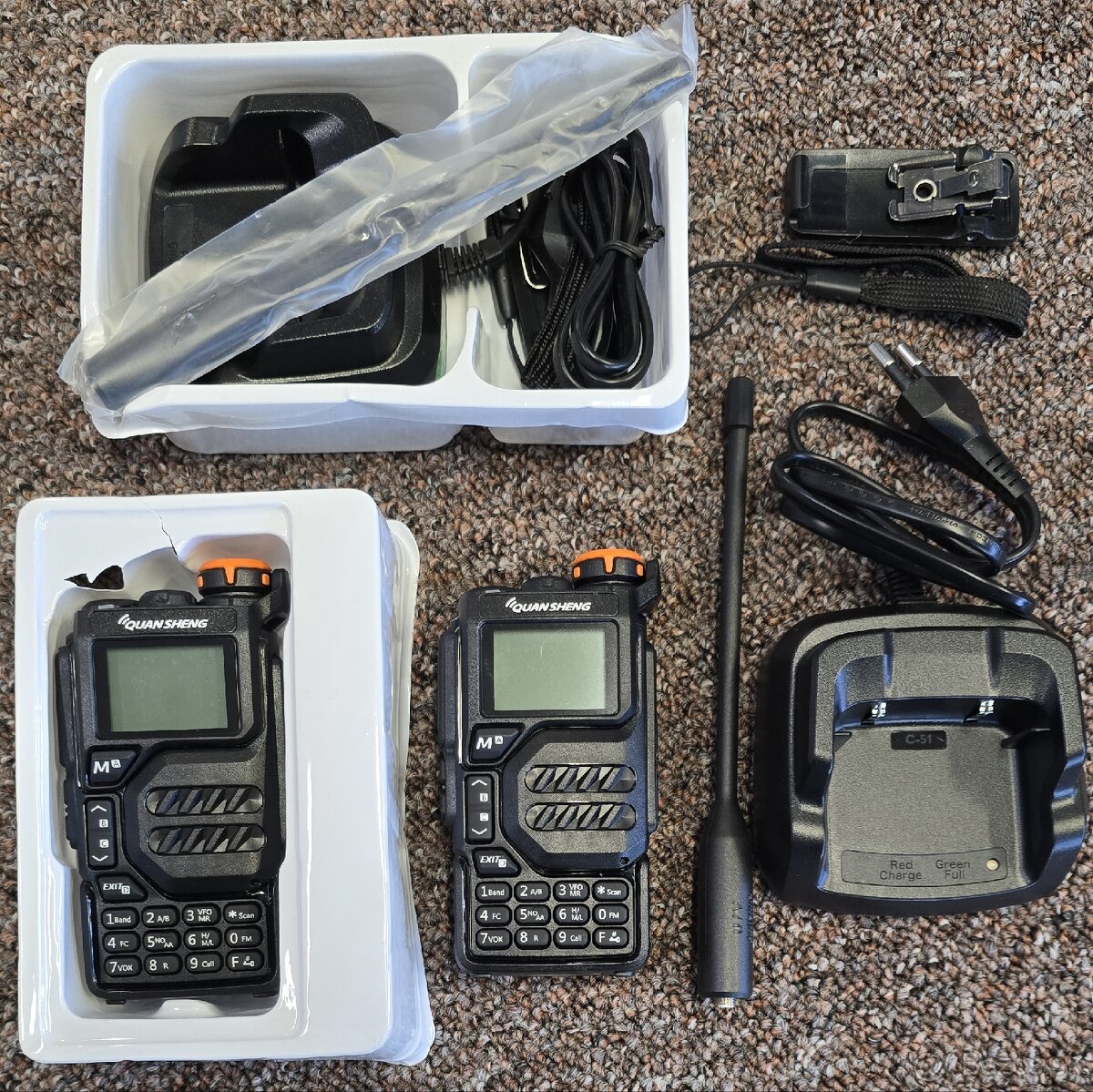 predám 2 ks obojsmernú rádiostanicu QUANSHENG UV-K5 - 8