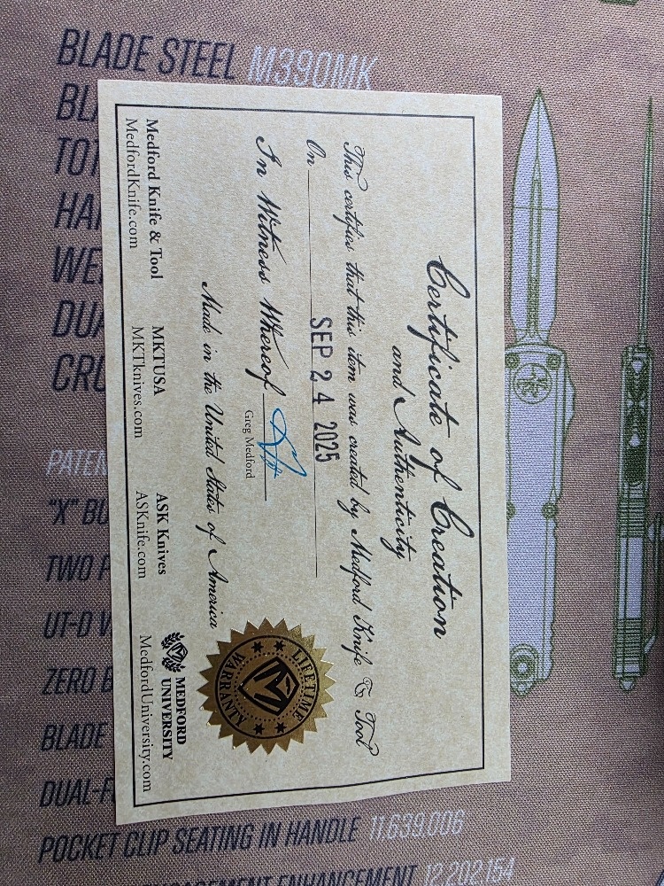 Medford Praetorian Slim Flipper Vulcan Bronze/Violet - 8