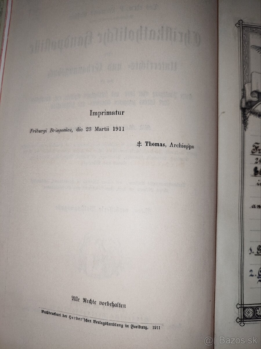 Katolicka kniha P.Leonhard Goffine 1911 - 8