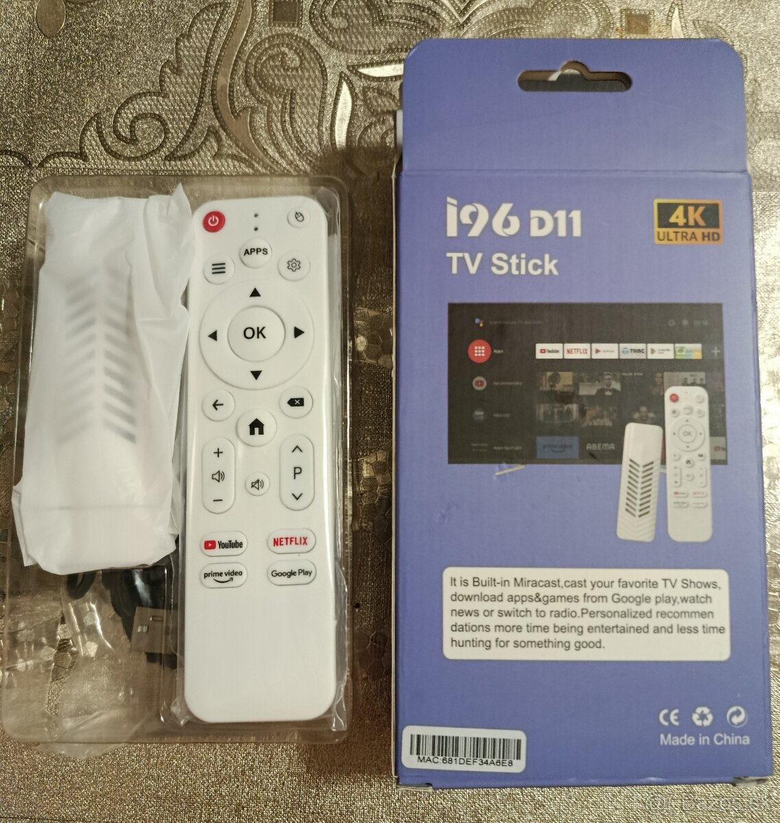 Android TV box 8GB/128GB 4K UHD - 8