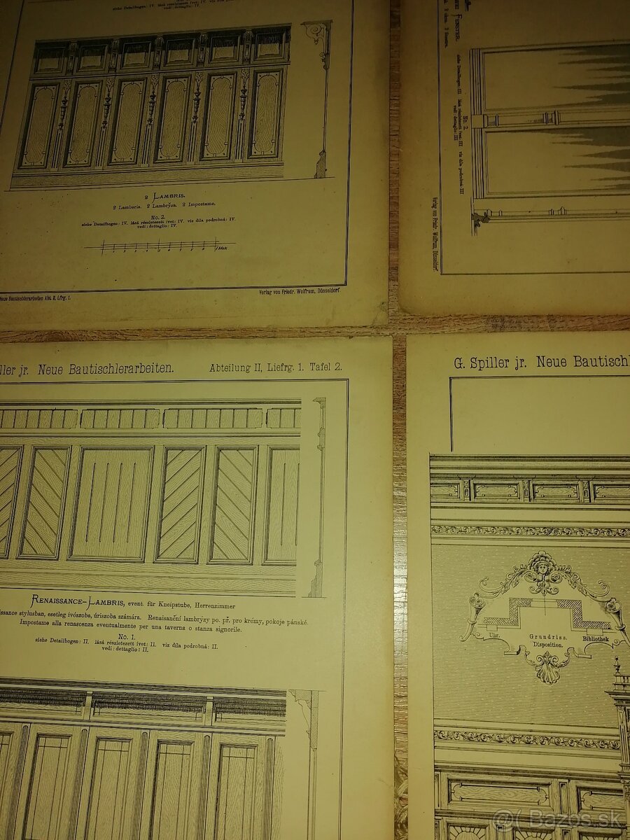 Staré návrhy interiérov. - 8