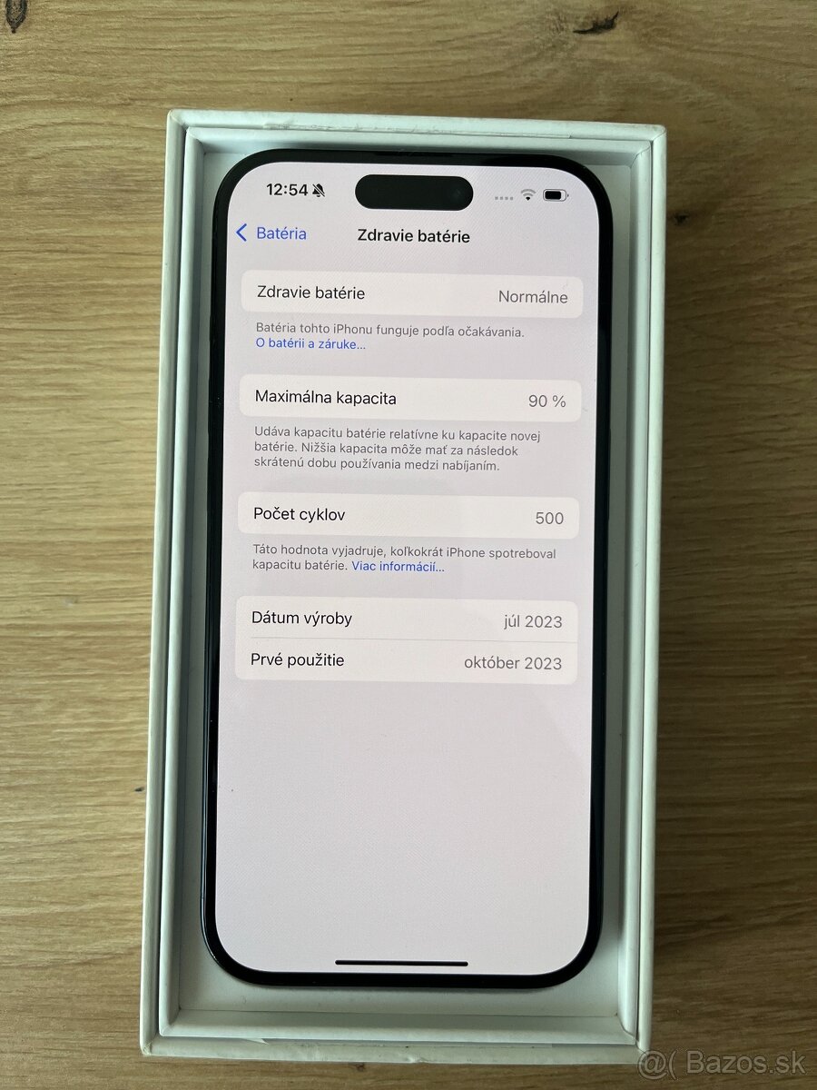 iPhone 15 Pro, Blue Titanium, 256GB - 8