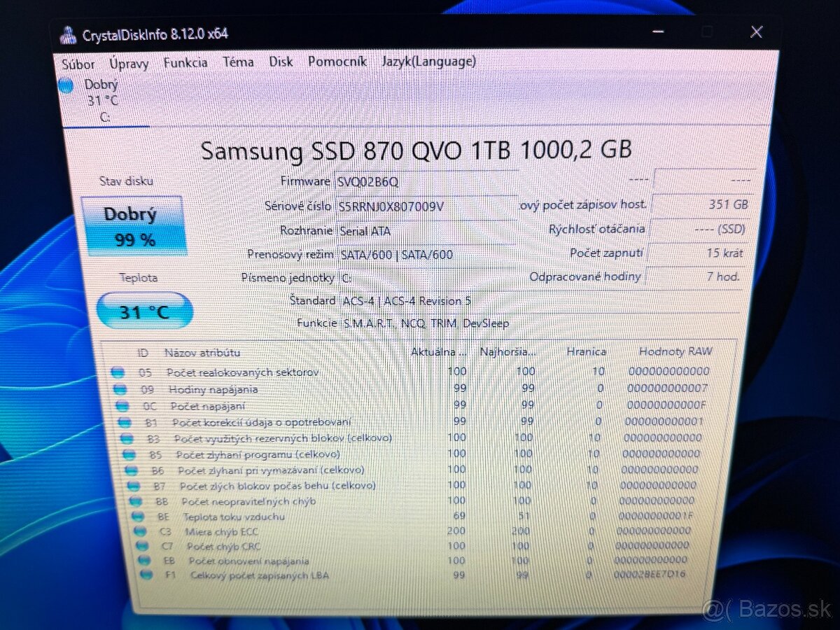 PREDÁM HERNÝ PC - R5 7600X, RTX 3070 8GB, 16GB DDR5, 1TB SSD - 8