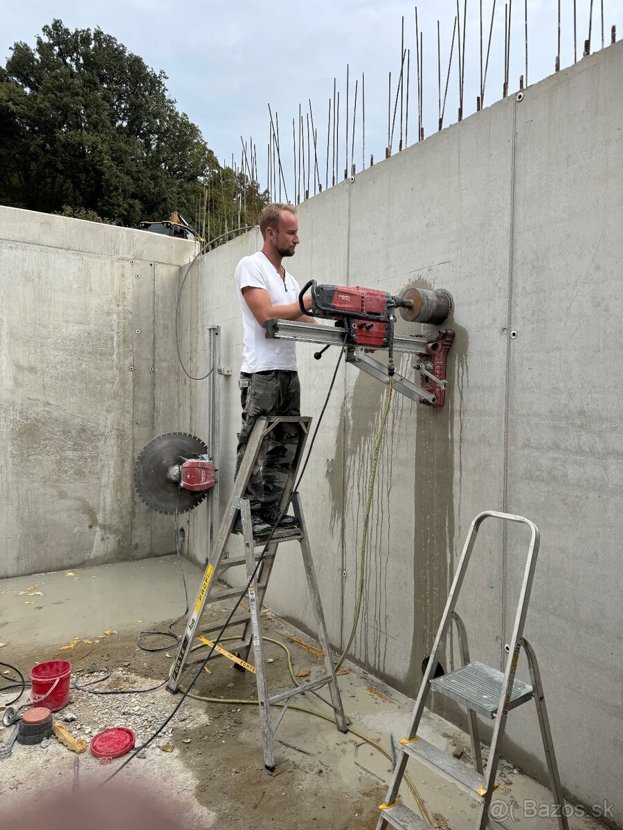 Jadrové vŕtanie rezanie betónu - 8