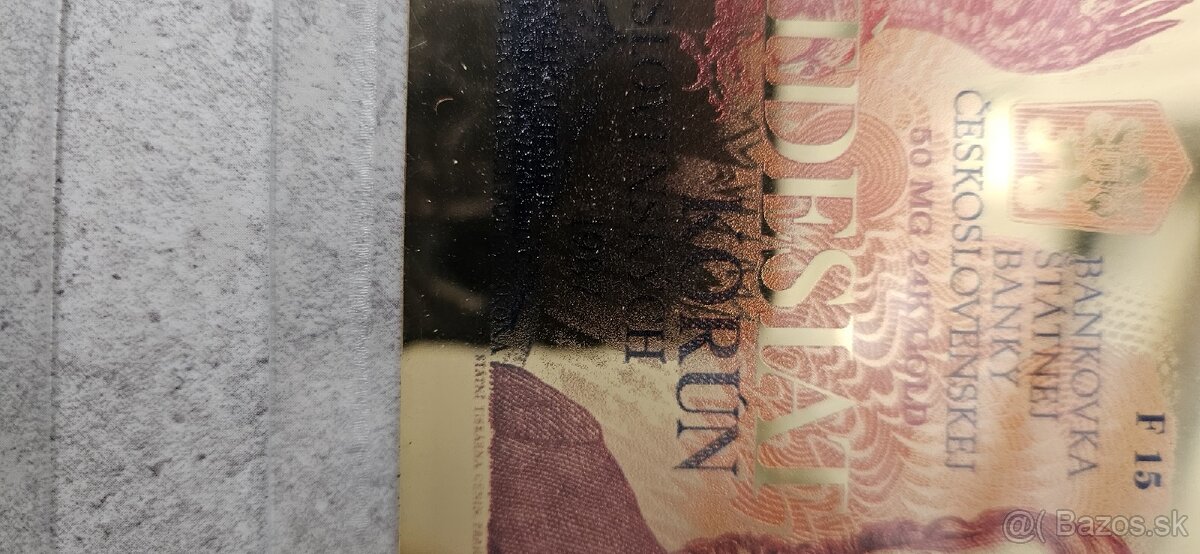 Zlate bankovy a minca - 8