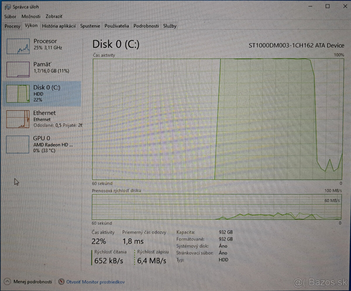 Počítač intel i5/16GB RAM + MONITOR(TV) SAMSUNG - 8
