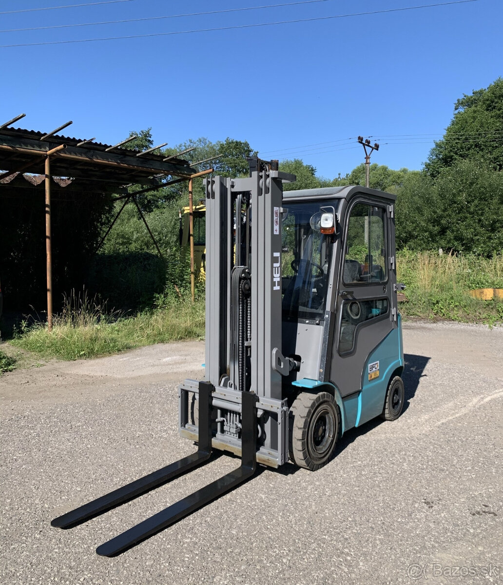 Heli CPYD 18, Nissan LPG, triplex, kabína, 1155 mth, r. 2019 - 8