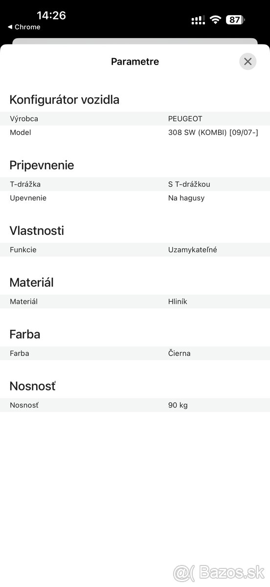 Strešný nosič Nordrive + nosič lyži - 8