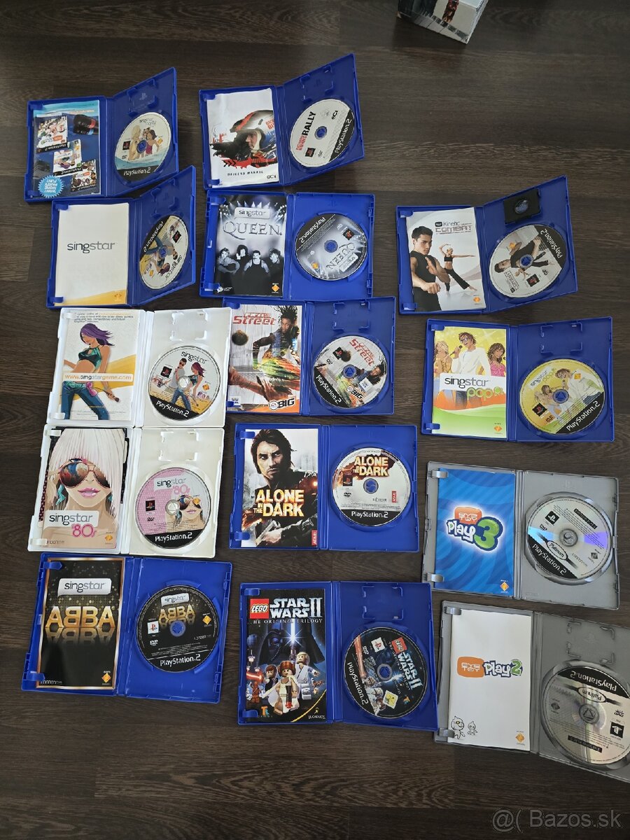 Playstation 2 Slim 77004 + 14 hier + Kamera + mikrofóny - 8