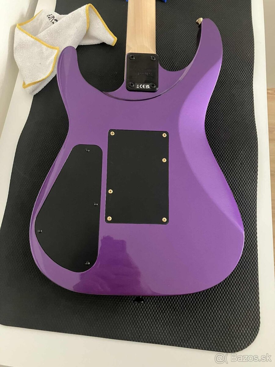 - Jackson elektrická gitara – fialová, Floyd Rose - 8