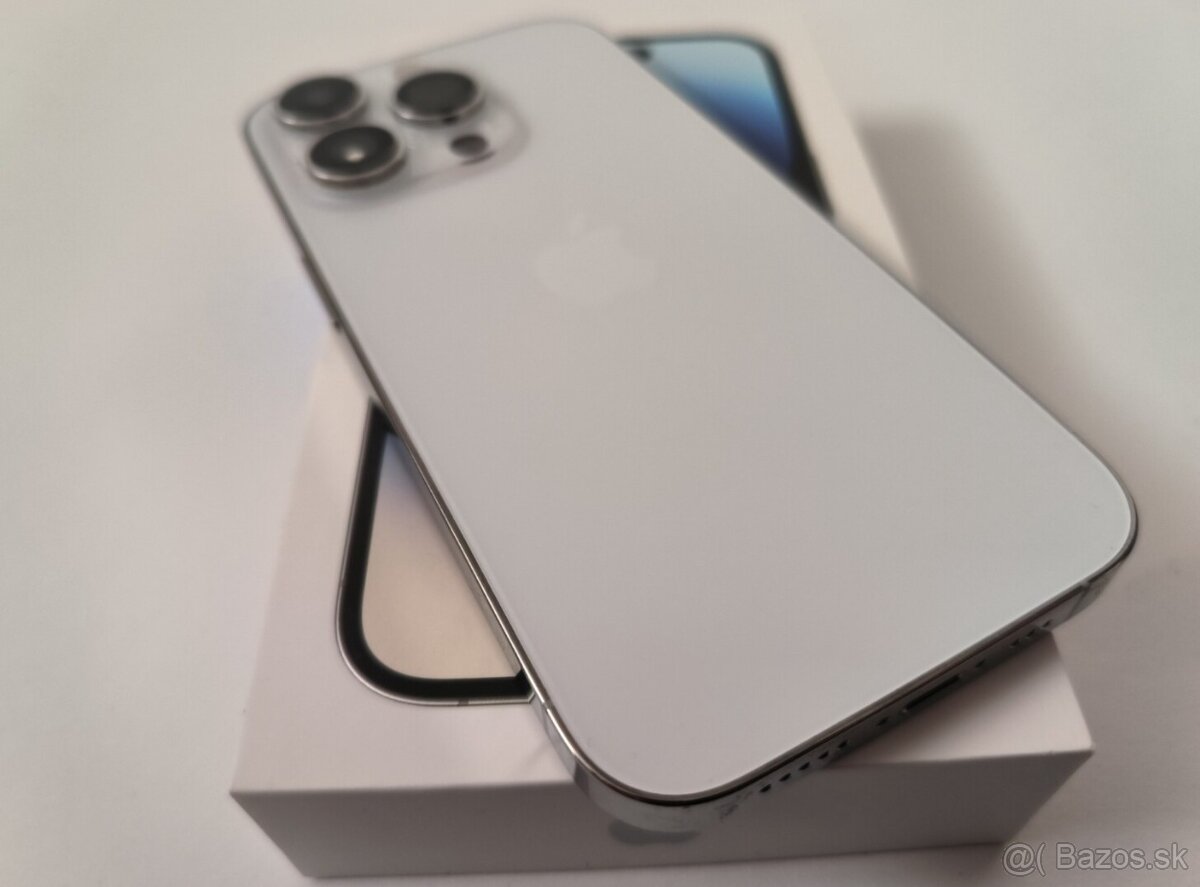 apple iphone 14 PRO 128gb Silver / Batéria 100% - 8