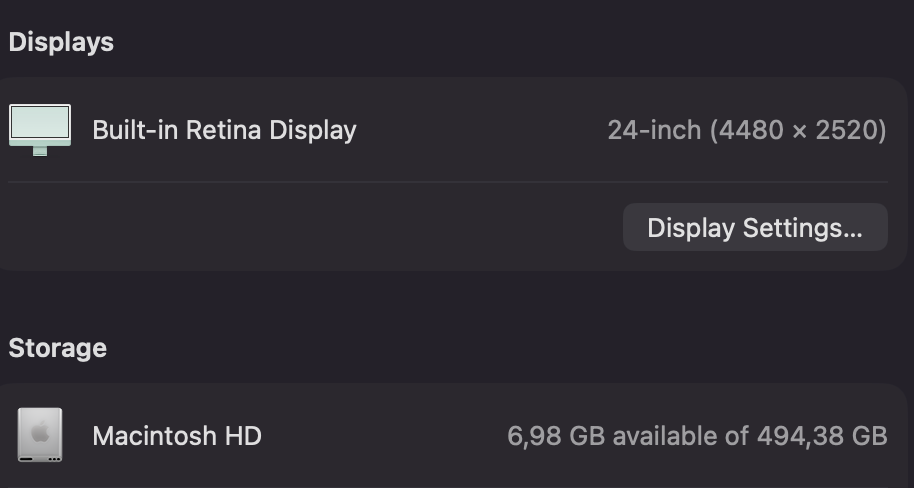 iMac M1, 24 inch, 2021 - 8