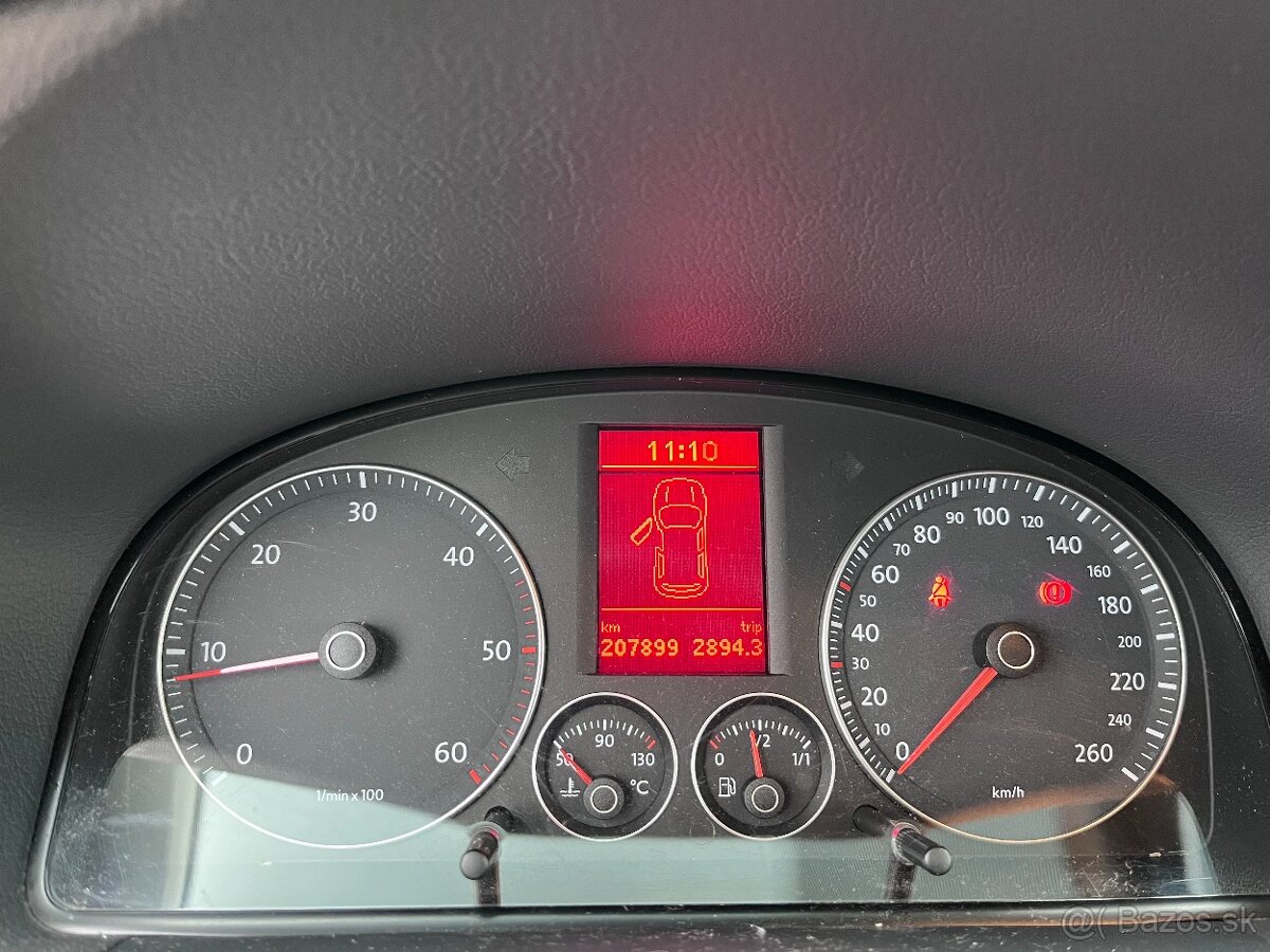 VW Cross Touran 2.0 TDI 170 PS , 6 st. manuál – 2008 - 8