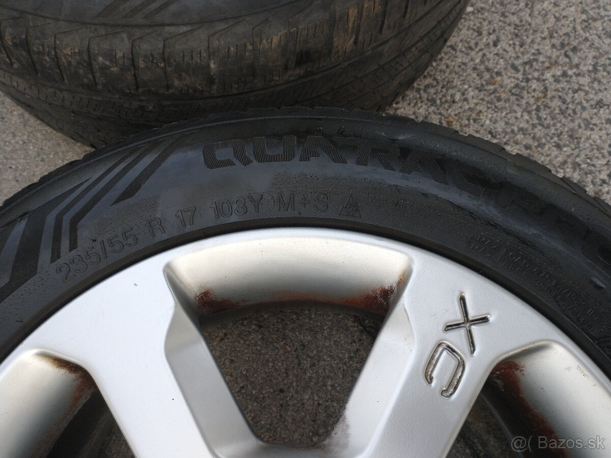 Predam alu na volvo xc70 xc60 celorocne 235/55 r17 - 8