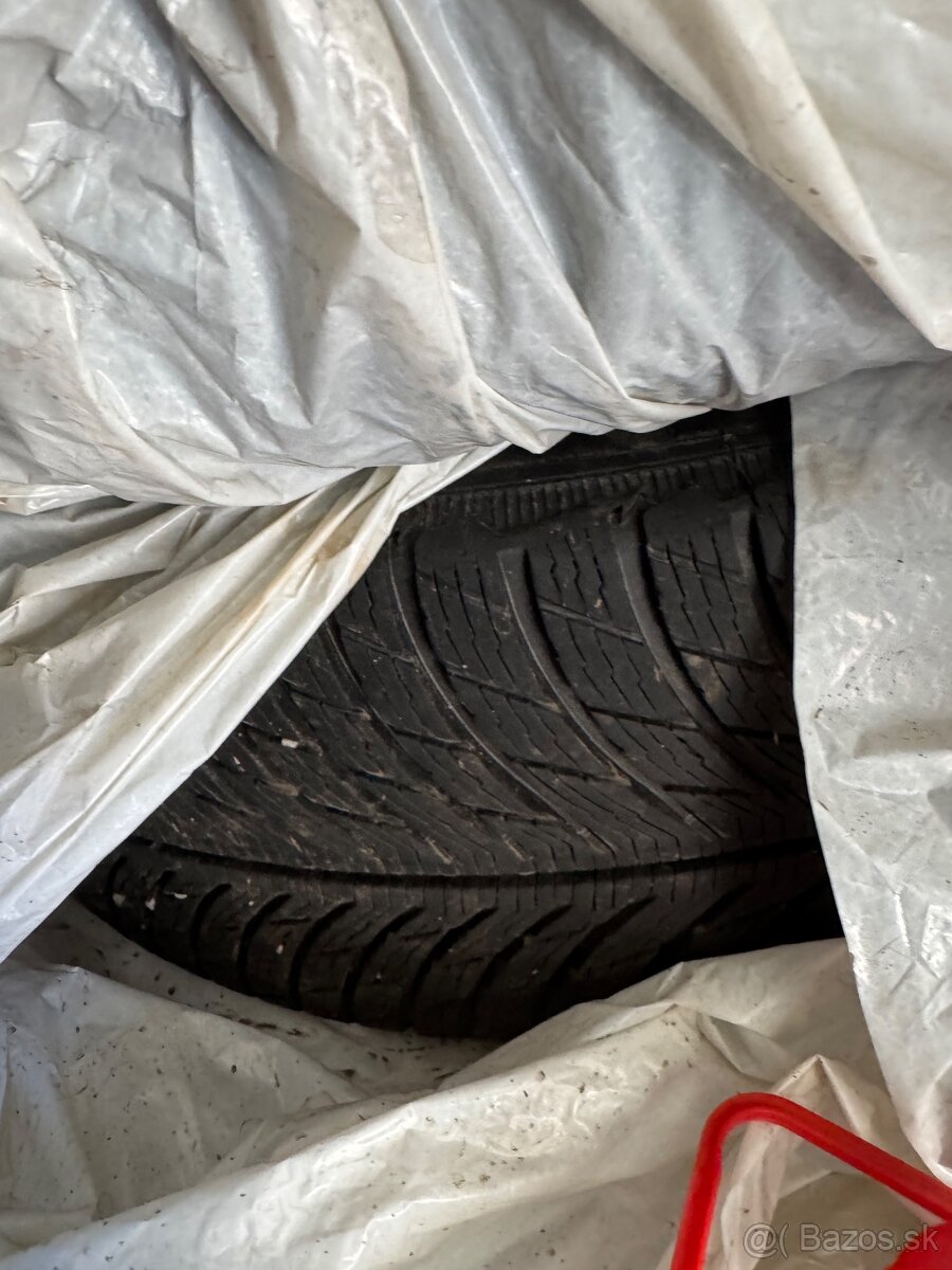 Audi R17 originál ALU disky + zimné pneu Michelin - 8