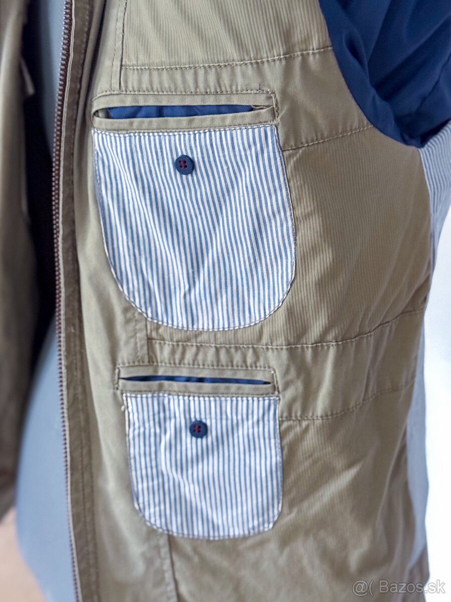 Béžová/piesková prechodná bunda - 8