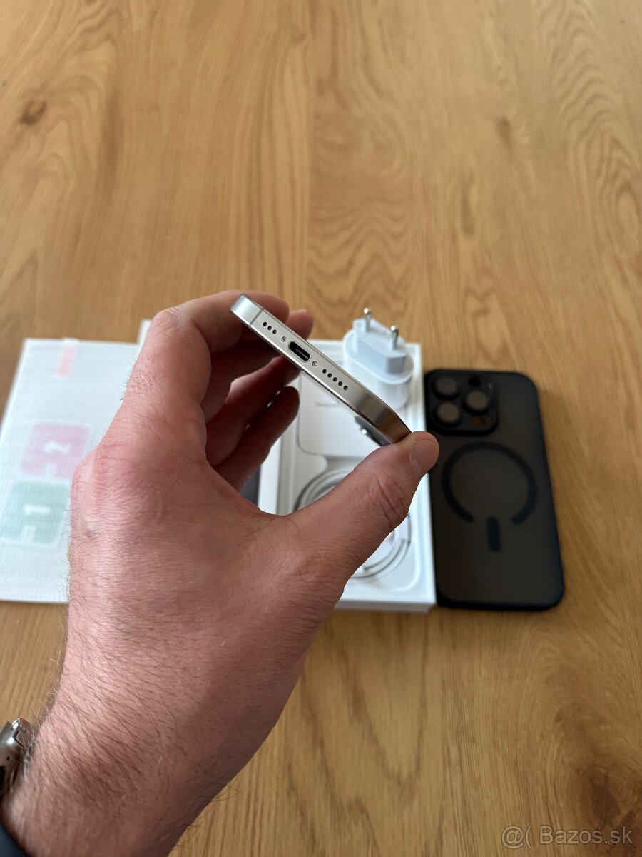 iPhone 15 Pro 256 gb Natural Titanium v záruke - 8