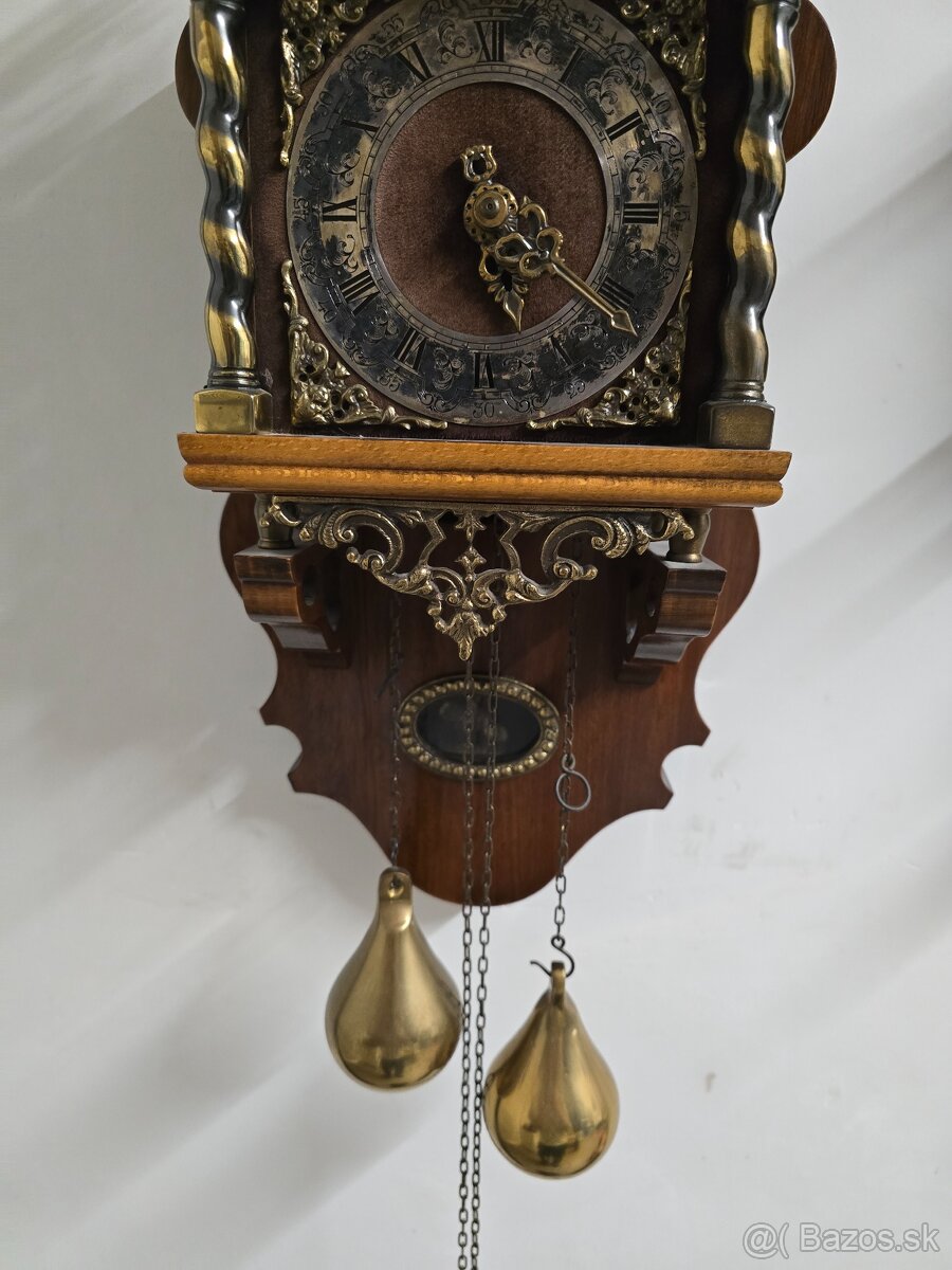 Nástenné drevene hodiny wuba... - 8