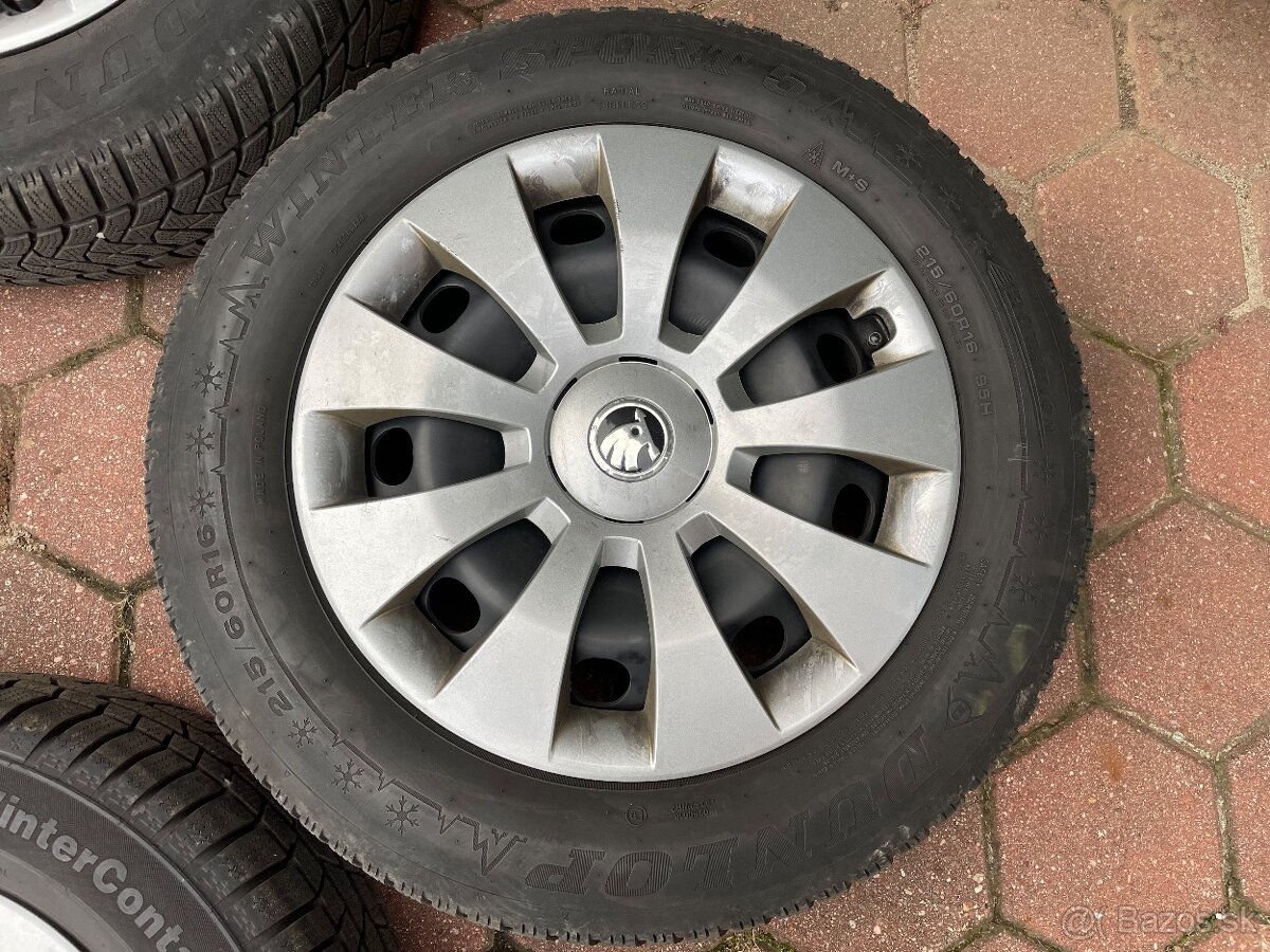 215/60 R16 - Continental zimná sada ŠKODA SUPERB III - 8