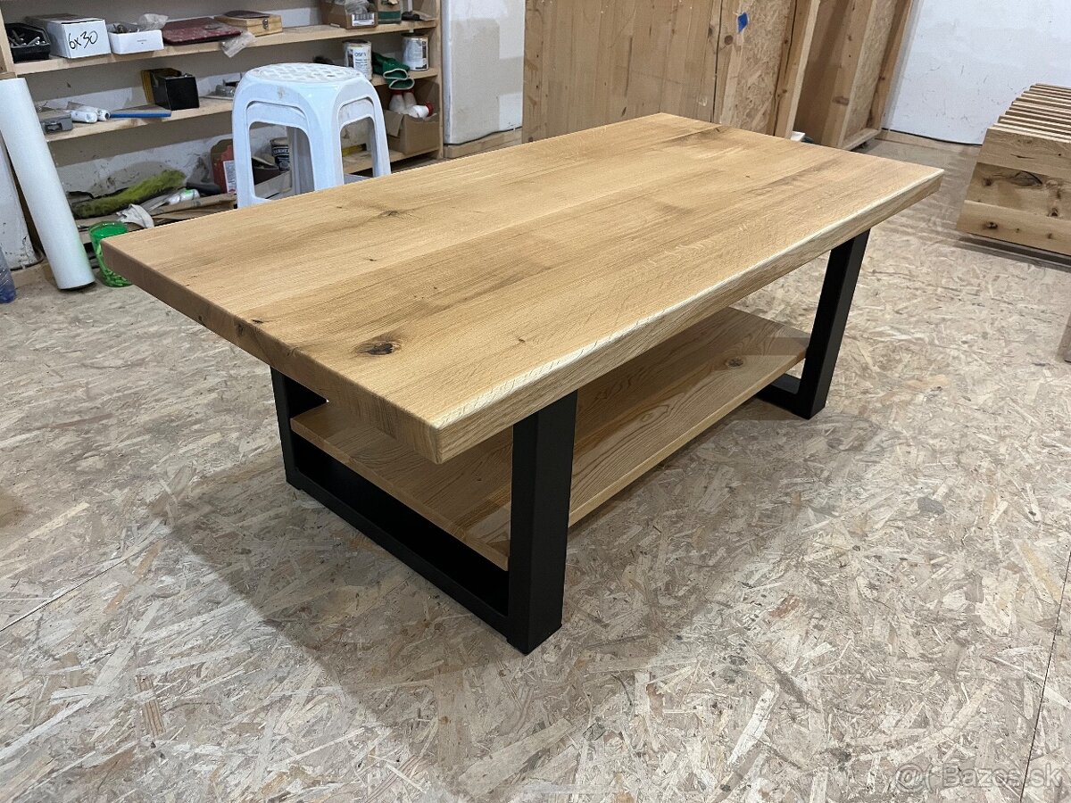 Masívny konferenčný dubový stôl - 8