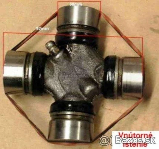 Jeep Cherokee Wrangler Commander Kríž uloženie Hardyspojka - 8