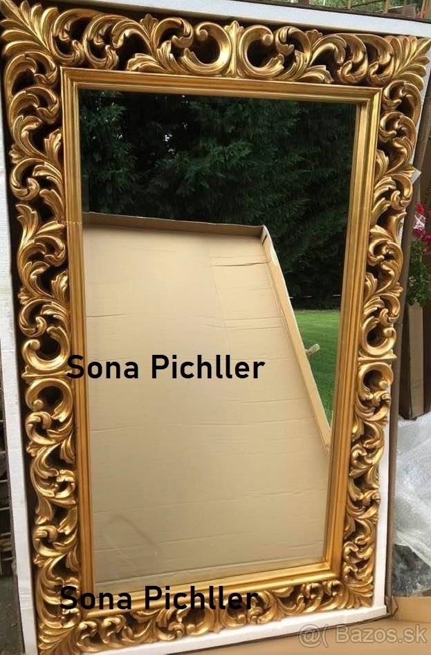 Glamour zlate stoliky, sada 2ks - maly a velky - 35% - 8