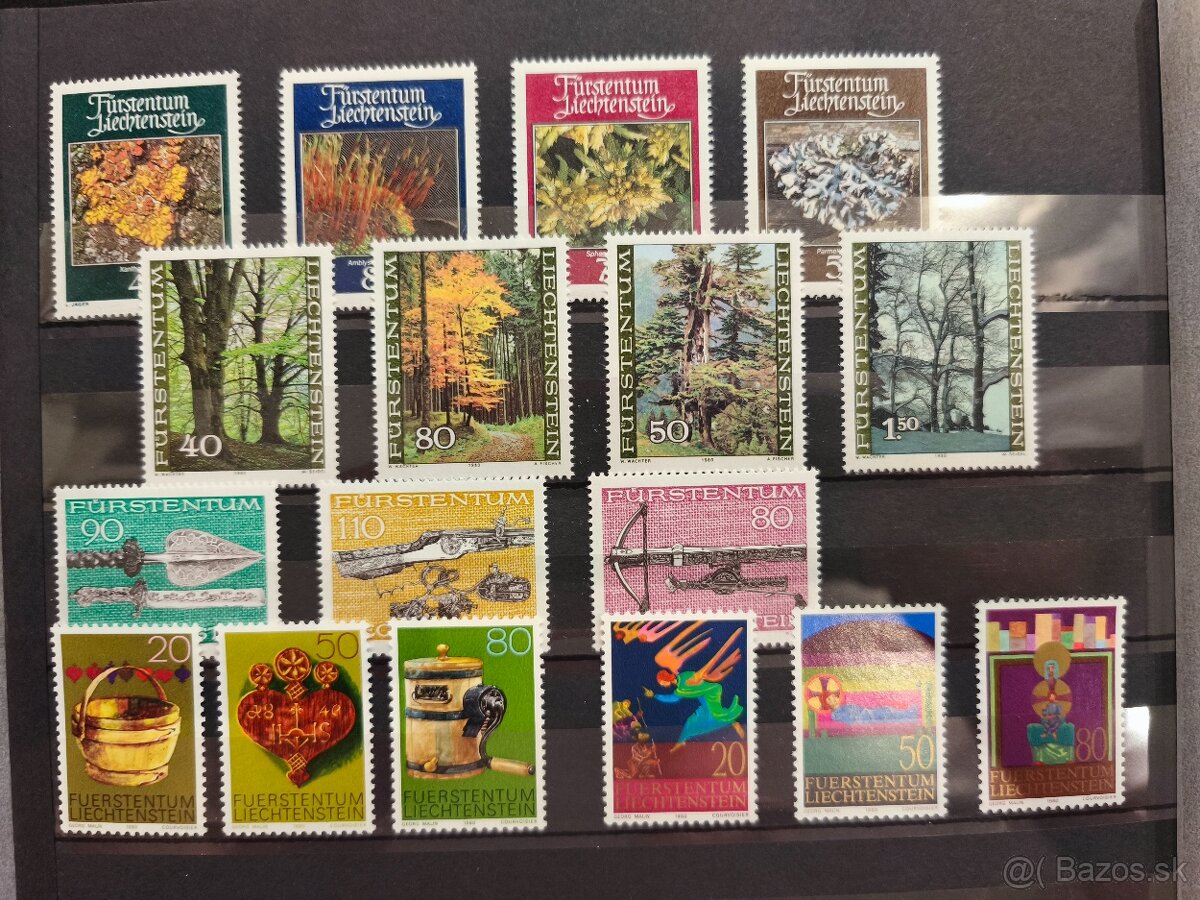 Známky Lichtenštajnsko 3 - 8