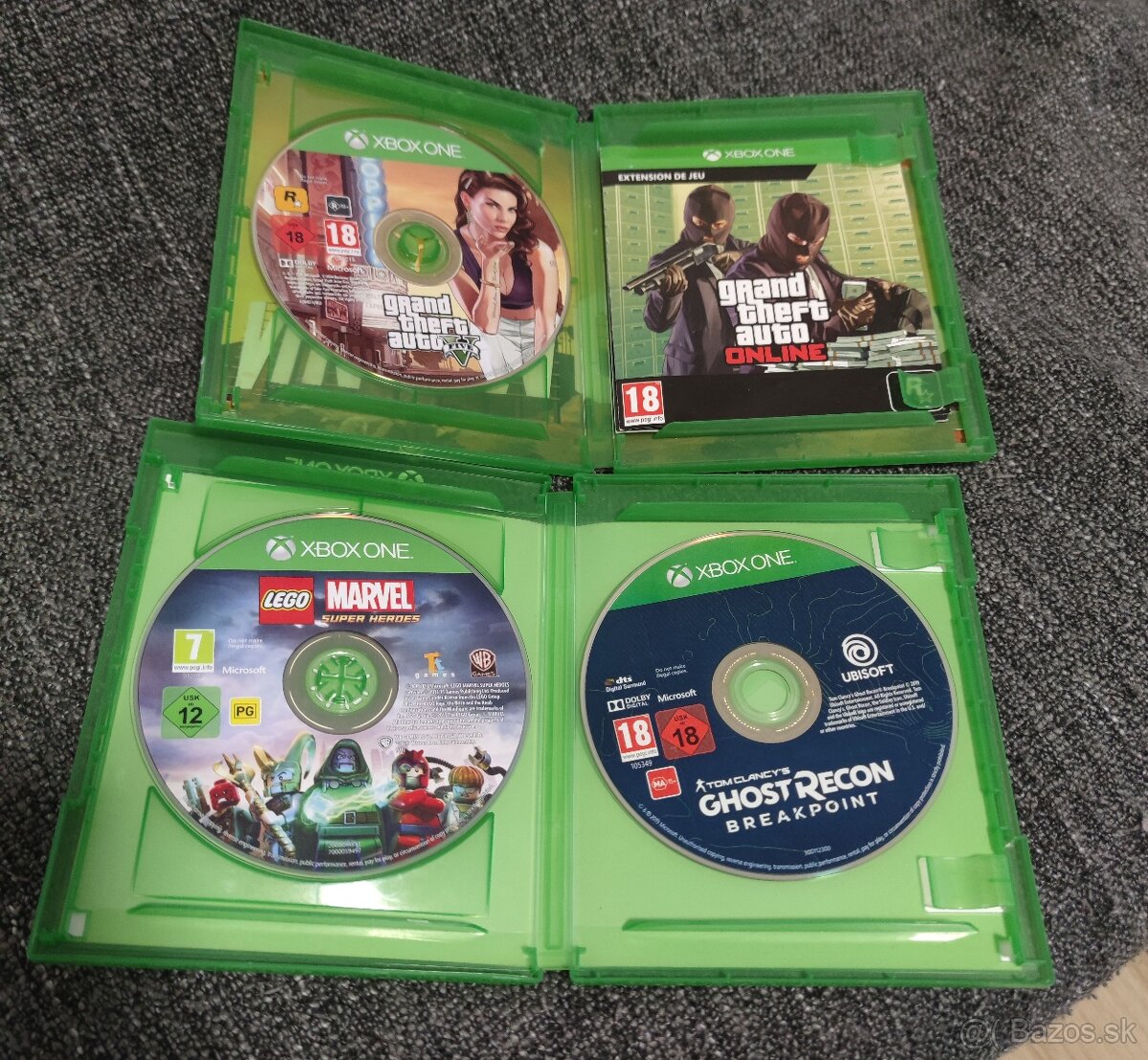 Xbox One S 1TB + 2x ovládač + 3x hra - 8